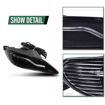 Solid Spare Fit For 2005-2008 Toyota Corolla/02-04 Camry LED Bumper Fog Lights Driving Lamps