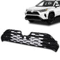 Solid Spare Fit For 2019-2022 Toyota RAV4 Front Center Bumper Grille Grill w/ Radar Holes