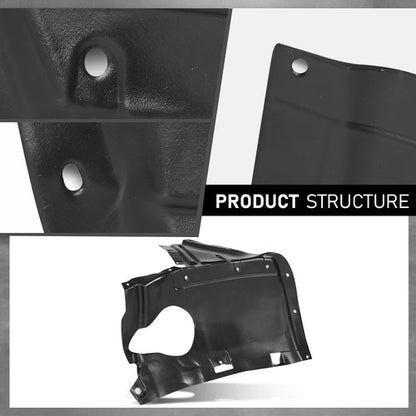 Solid Spare Fit For 09-11 Audi A3 Front Left Front Section Fender Liner Splash Shield