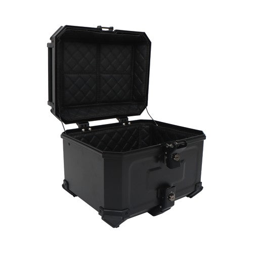 Solid Spare Motorcycle Top Case Waterproof Rear Tour Box with Security Lock Helmet Case 45L