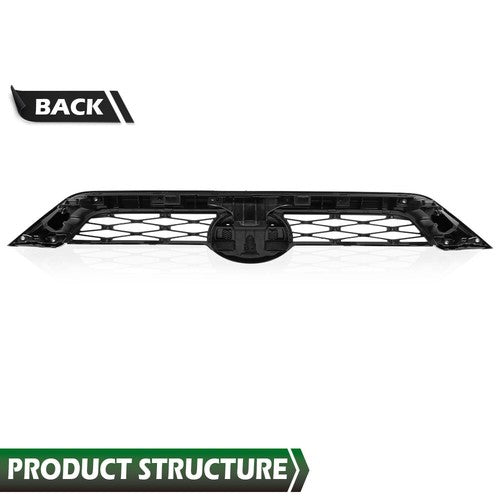 Solid Spare Fit For 14-20 Toyota 4Runner Front Upper Grille Mesh Grill Assembly