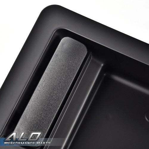 Solid Spare Rear Right Cargo Door Handle & License Plate Holder Fit For Ford E150 E250 E350