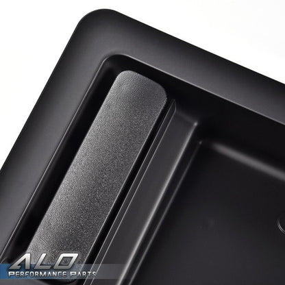 Solid Spare Rear Right Cargo Door Handle & License Plate Holder Fit For Ford E150 E250 E350
