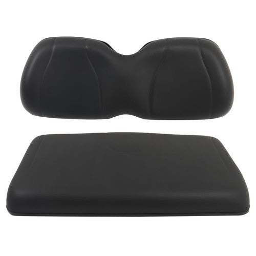 Solid Spare Black For Club Car 2004-2011 Precedent Golf Cart Front Seat Cushion & Backrest