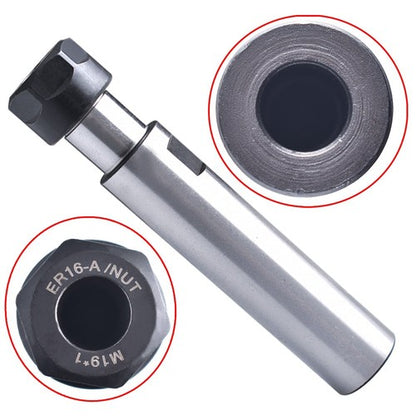 Solid Spare ER16 Straight Shank Tool Holder C1 100L Collet Chuck For CNC Milling Lathe 1"