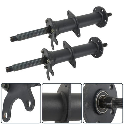 Solid Spare 40 Inch Rear Axle Kit with 4 Stud Hub Fit For 7 Inch and 8 Inch wheels