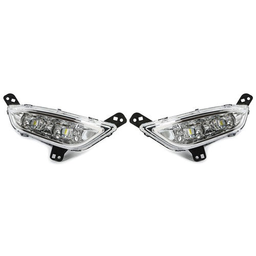 Solid Spare For 15-16 Chrysler 200 [Direct Replacement] Fog Light Bumper Lamp LED LH+RH Side