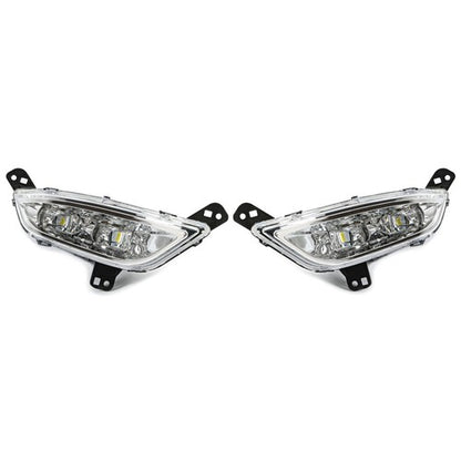 Solid Spare For 15-16 Chrysler 200 [Direct Replacement] Fog Light Bumper Lamp LED LH+RH Side