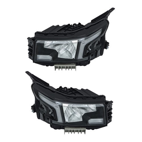 Solid Spare For Nissan Frontier 2022-2023 Left+Right Headlight Replacement Halogen Housing