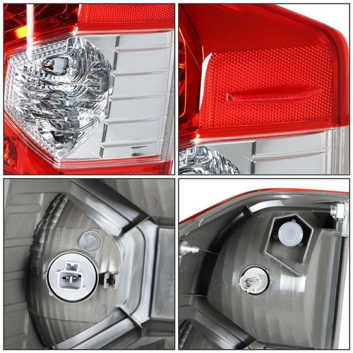 Solid Spare Chrome Taillights Rear For 2014-2020 Toyota Tundra Brake Tail Light RH/Passenger