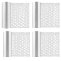 984' x16" Air Cushion Machine Film Small Bubble Pillow Packaging Padding 4 Rolls