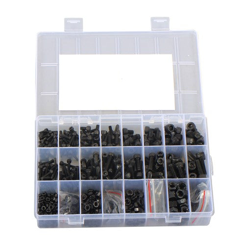 Solid Spare 720PCS M3 M4 M5 M6 bolt and nut combination kit surface oxidation Alloy steel