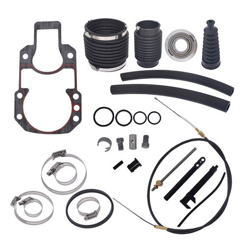 Solid Spare Transom Seal Bellows Kit With Lower Shift Cable for Mercruiser Alpha One SEI
