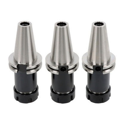 Solid Spare CAT40-ER32-4 Precision Collet Chuck Tool Holder CNC mill 3pcs