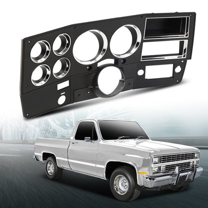 Solid Spare Dash Instrument Bezel W/ A/C+Storage Fit For 1981-1983 Chevrolet GMC Truck