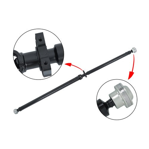 Solid Spare Fit For Volvo V70 AWD 2001-2002 Auto Rear Driveshaft Prop Shaft Assembly Steel