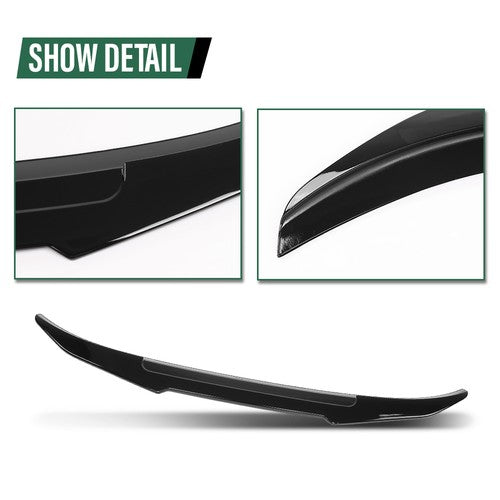 Solid Spare Fit For 20-22 BMW 2 Series F44 PSM Style Gloss Black Rear Trunk Spoiler Wing