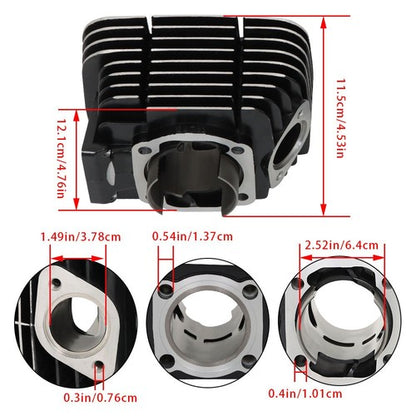 Solid Spare Cylinder Rebuild Kit Pistons Rings Pins For Yamaha Rd350 1973-1975 New