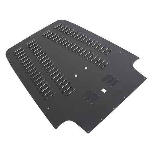 Solid Spare Vented Hood Louver Black For Jeep Wrangler TJ / LJ 2003 2004 2005 2006