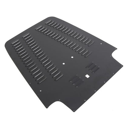 Solid Spare Vented Hood Louver Black For Jeep Wrangler TJ / LJ 2003 2004 2005 2006