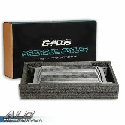 Solid Spare Universal 25 Row AN-10 Aluminum Engine Oil Cooler + Filter Adapter Hose Kit