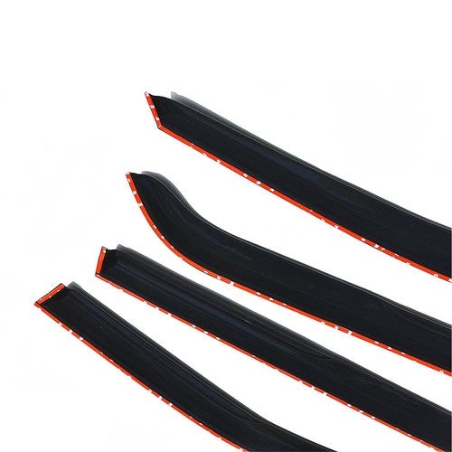 Solid Spare For Ford Explorer 2011-2019 Window Shade Visor Guards Sun Rain Shade Smoke Black