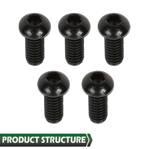 Solid Spare Fit For 99-19 Harley Derby Cover Black 10pcs Allen Screw Bolt Kit w/ Wrench