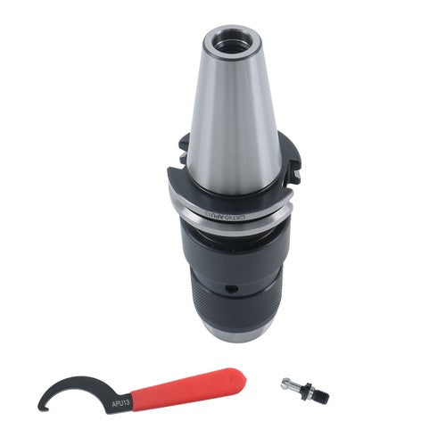 Solid Spare For HAAS CAT40 APU13 CAT40 Collet Chuck CNC Keyless Drill Chuck 1/2''