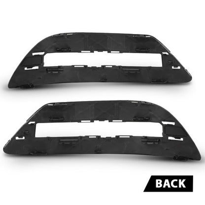 Solid Spare Fit For 2012-2014 Mercedes Benz C-Class Daytime Running Light Insert Bezel Set