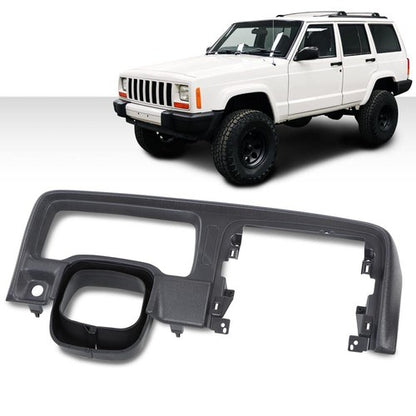 Solid Spare Fit For 97-01 Jeep Cherokee XJ Dash Bezel Trim Speedometer Column Surround New