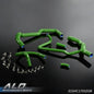 Solid Spare Fit For 1995-2004 Peugeot 306/406 Silicone Radiator Hose+Clamps Kit Green