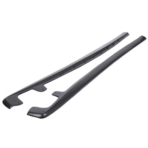 Solid Spare ZR1 Style ABS Side Skirts Rocker Panels Mud Flaps For Corvette C6 Z06 Wide 05-13