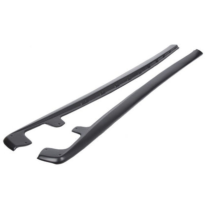 Solid Spare ZR1 Style ABS Side Skirts Rocker Panels Mud Flaps For Corvette C6 Z06 Wide 05-13