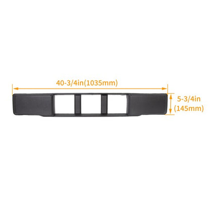 Solid Spare Front Bumper Lower Grille Trim Panel For Ford F150 F-150 2015 2016 2017