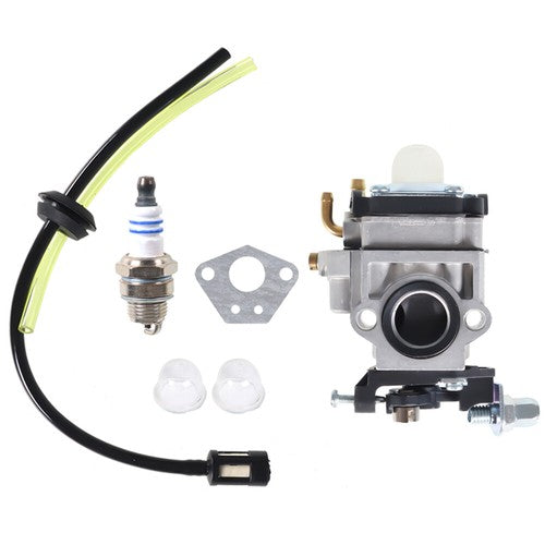 Solid Spare PCV43 Carburetor For Gas 2Cycle 43cc Powermate Tiller Motor Parts Fuel Line