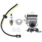 Solid Spare PCV43 Carburetor For Gas 2Cycle 43cc Powermate Tiller Motor Parts Fuel Line