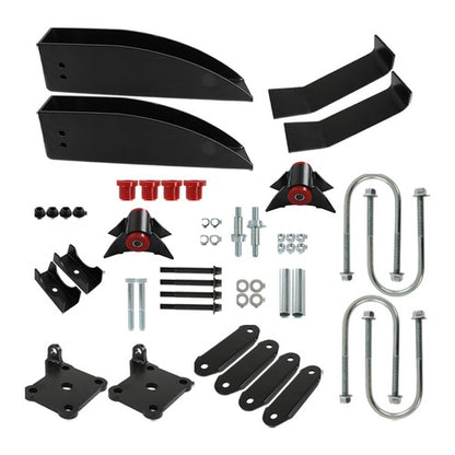 Solid Spare 55-57 For Chevy Belair 150 210 Rear Leaf Spring Relocation Pocket Kit+Axle Seats