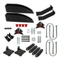 Solid Spare 55-57 For Chevy Belair 150 210 Rear Leaf Spring Relocation Pocket Kit+Axle Seats