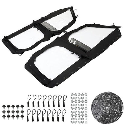 Solid Spare For Polaris General XP 4 1000 2PCS Soft Cab Enclosure Upper Doors （Left + Right）