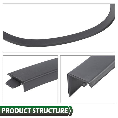 Solid Spare Front Fender Wheel Arch Molding Trim Left Driver Side Fit For 17-22 Chevy Trax