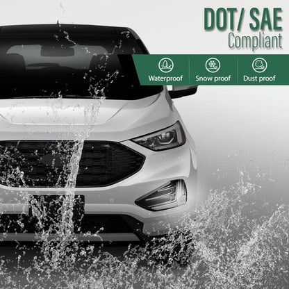 Solid Spare LED DRL Front Fog Light Driving Lamp Left Side Fit For 2019-2024 Ford Edge