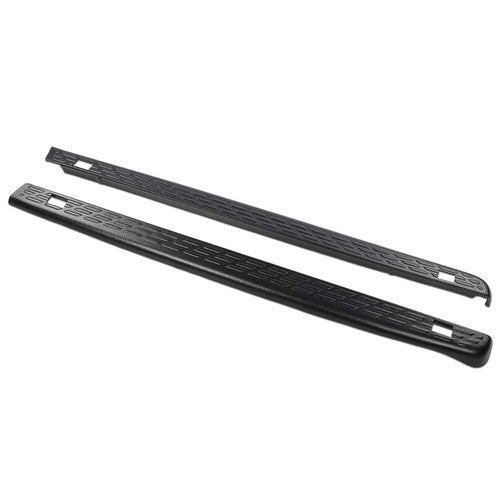 Solid Spare Fit For 2007-2013 Silverado 1500 2500 HD 3500 HD 6'6" Bed Rail Caps Cover Black