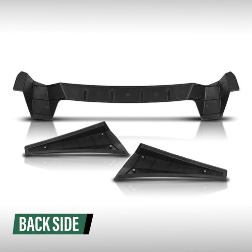 Solid Spare Window Rear Roof Spoiler Fit For Honda Civic 2016-2021 Gloss Black Type-R Style