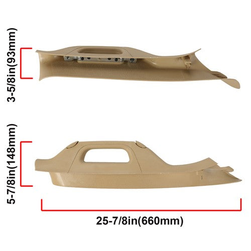 Solid Spare FOR 2011-16 Ford F250 F350 F450 F550 Super Duty Right A Pillar Handle Tan Trim