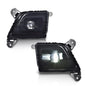 Solid Spare Fit For 2019-2022 Chevy Silverado 1500 New Generation LED Fog Lights Lamp Black