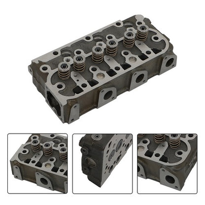 Solid Spare New For Kubota D905 Engine Complete Cylinder Head Assy Valves & Full Gasket Set