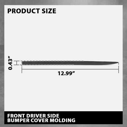 Solid Spare Front Bumper Molding Trim Left Fit For 2019-2022 Mercedes-Benz W177 A220 A250