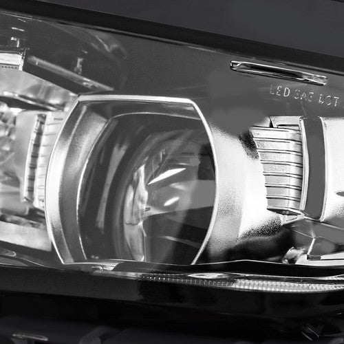 Solid Spare For Chevrolet Camaro SS 1SS 2SS RS 2019-2023 2024 Left Side Black LED Headlight