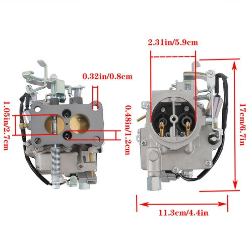 Solid Spare 21100-13420 New 2 Barrel Carburetor For Toyota Corolla Forklift 5K 1983-2021