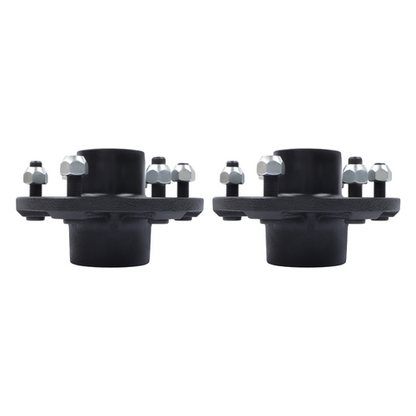 Solid Spare 6 on 5.5' Trailer Hub Kit For 3500 lbs. #84 Spindle With Trailer Bearing